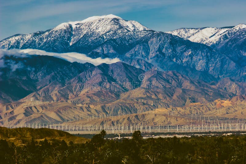 Snow Covered Mount San Jacinto