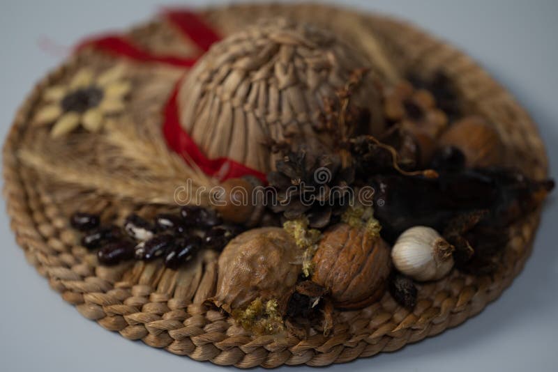 Beautiful Souvenir On A White Background Stock Image Image of brim, brown 163764923