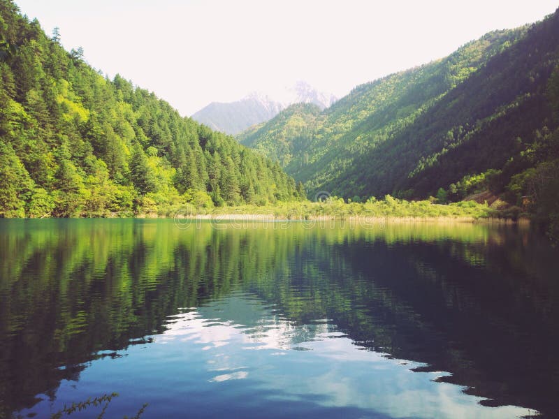 Beautiful Spring mountain and lake stock photos Beautiful Spring mountain and lake stock photos