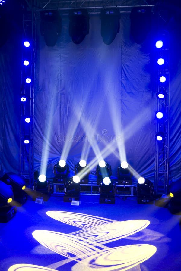 Beautiful stage lighting royalty free stock photos