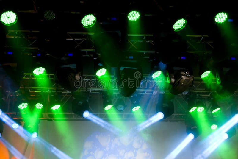 Beautiful stage lighting royalty free stock image