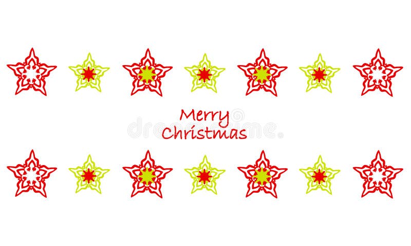 Beautiful stars and snowflakes. Merry Christmas design. royalty free illustration Beautiful stars and snowflakes. Merry Christmas design. royalty free illustration