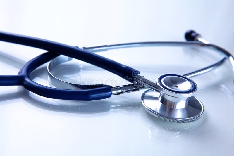 Beautiful Stethoscope with Reflection and Blue Stock Image Image of frame, stethoscope 58368219