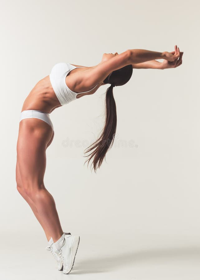 Beautiful Strong Woman Stock Image Image Of Muscle Adult 87820615