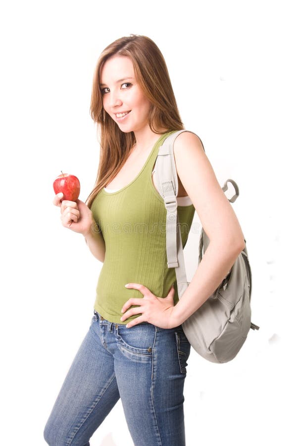 Beautiful studen royalty free stock photography