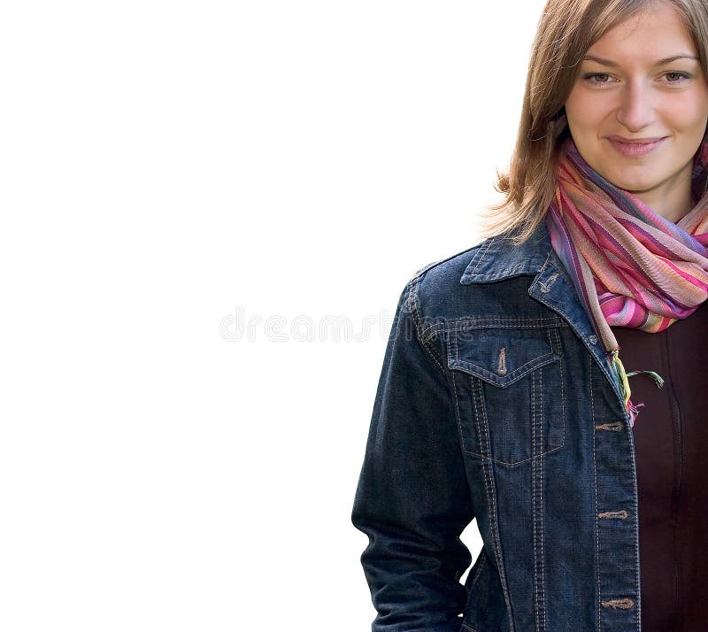 Beautiful student royalty free stock photo