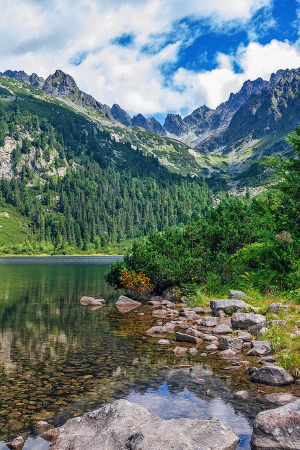 Krásná letní krajina Vysokých Tater, Slovensko