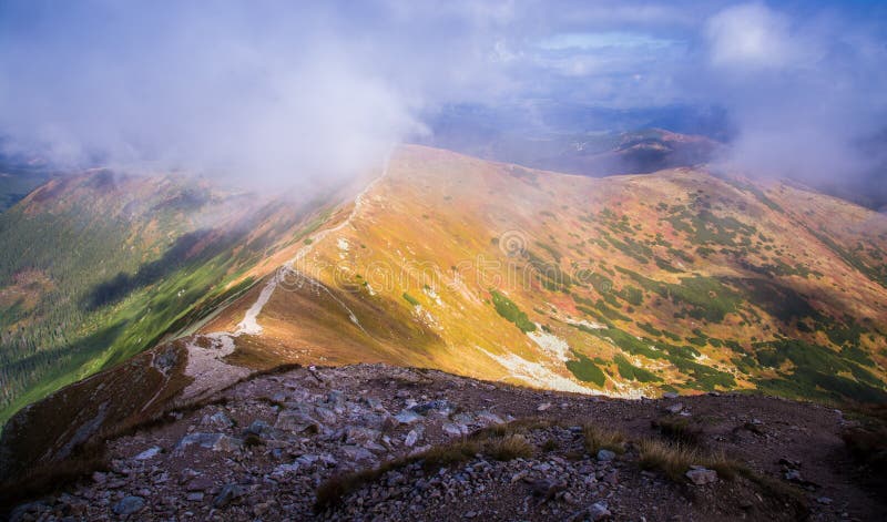 A beautiful summer mountain landscape in Tatry