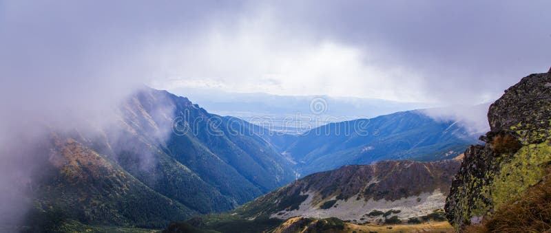 Krásná letní horská krajina v Tatrách