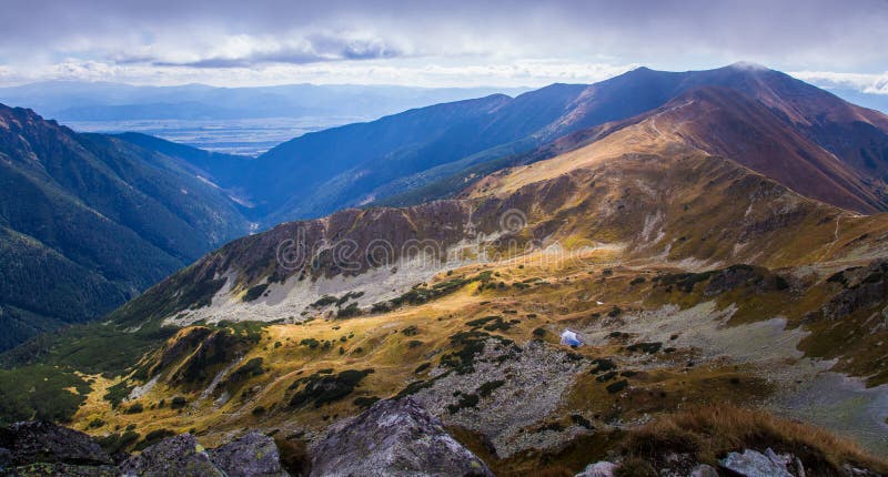 A beautiful summer mountain landscape in Tatry