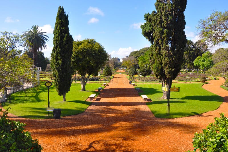Argentina. Buenos Aires. Park. Rosedal de Palermo stock image Argentina. Buenos Aires. Park. Rosedal de Palermo stock image