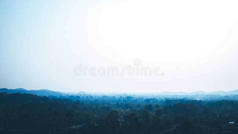 Beautiful sunrise over the mountain range. Group of tree scenario. tropical forest nature at the south of Thailand stock photos Beautiful sunrise over the mountain range. Group of tree scenario. tropical forest nature at the south of Thailand stock photos