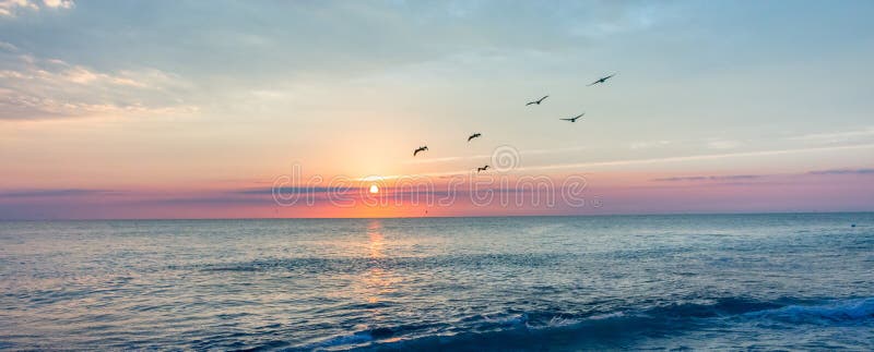 A peaceful sunrise on the Beach