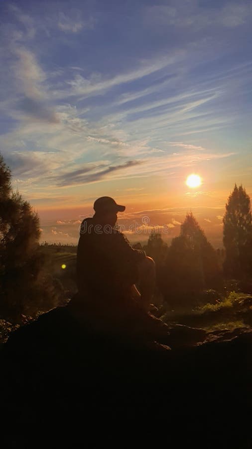 Beautiful sunrise will be make great day! royalty free stock photo