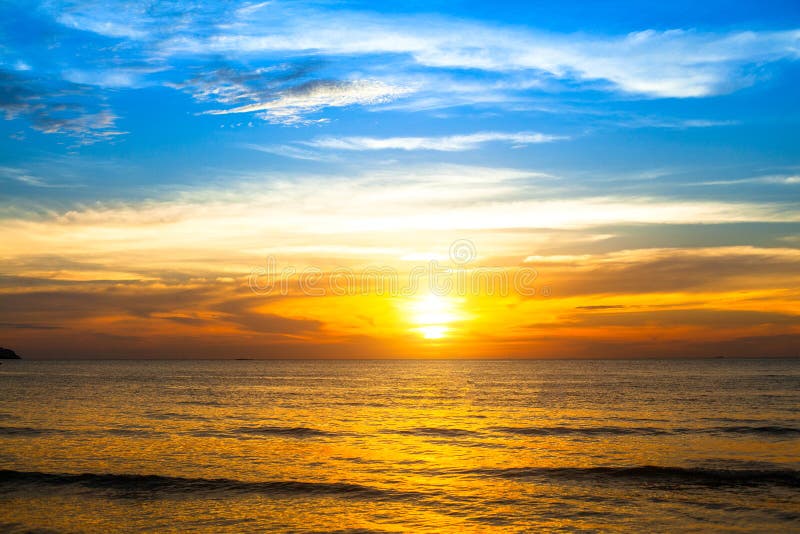Beautiful Sunset Over The Ocean Natural Composition Stock Image Image Of Night Season Beautiful Sunset Over The Ocean Natural Composition Stock Image Image Of Night Season