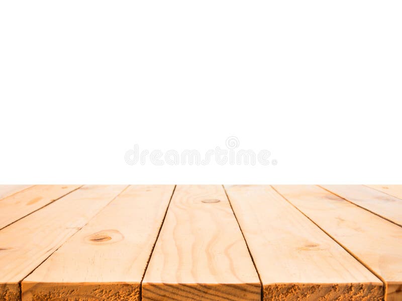 Premium Photo  Empty white wooden table top isolated on white