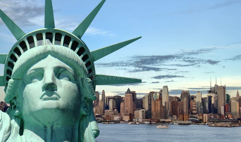 Beautiful tourism travel concept for new york city royalty free stock photos