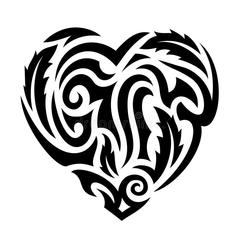Heart Shaped Tattoo Heart Shaped PNG Transparent Images Free Download |  Vector Files | Pngtree