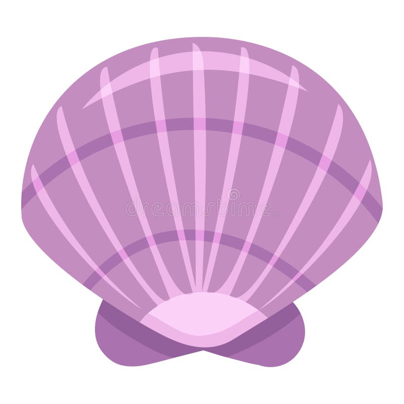 Beautiful underwater shell. stock illustration