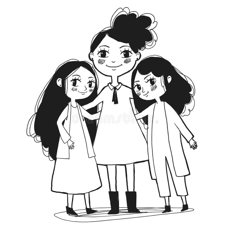 Three Cute Sisters Stock Illustrations – 65 Three Cute Sisters Stock  Illustrations, Vectors & Clipart - Dreamstime