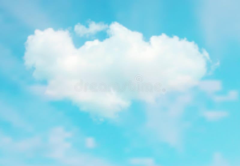 Beautiful vector cloudscape