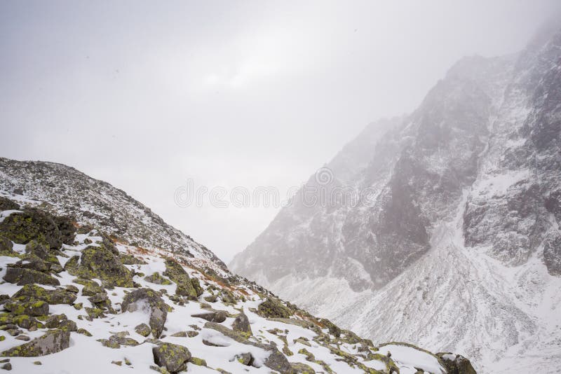 Slovakian Velicka Dolina Tatry mountains