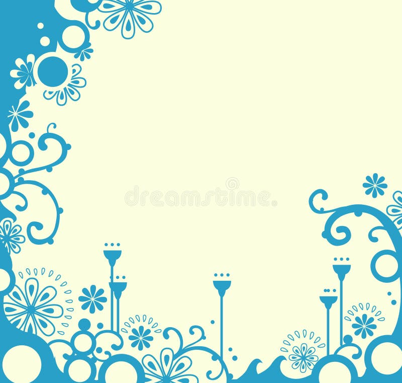 Beautiful Victorian Border Design Stock Vector Image 9336356