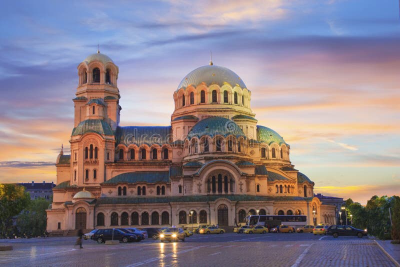 A Beautiful View of the Alexander Nevsky Cathedral in Sofia, Bulgaria Stock Photo - Image of house, housetop: 107343480