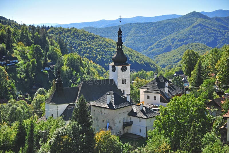 Beautiful view of the church in Spania dolina