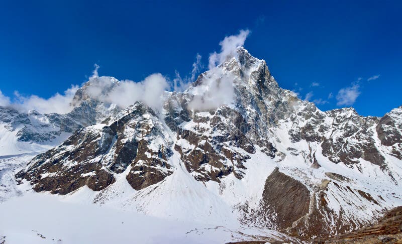 Beautiful View Of Himalayan Mountains With Snow Stock Photo Image Of