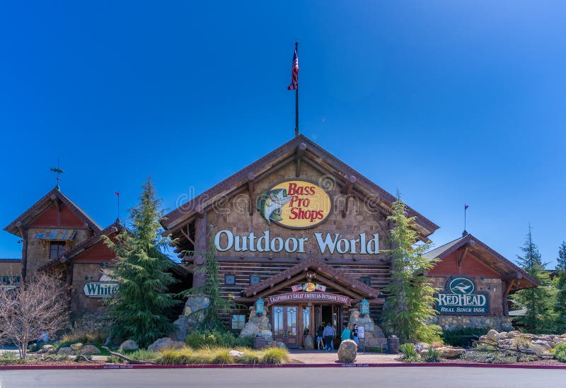 Beautiful view of Sports, Fishing, and Hunting equipment store Bass Pro Shops  in Rocklin, CA, USA