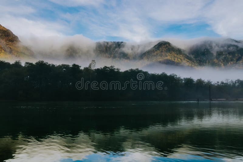 Taisho Pond Kamikochi Japan Stock Photo Image Of Mountain Reflection