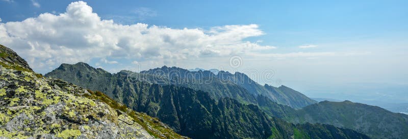 Beautiful views on High Tatras mountains