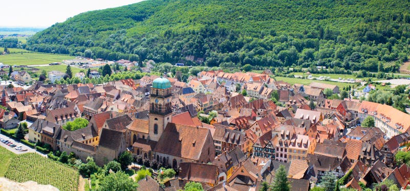 Beautiful village in Alsace - France