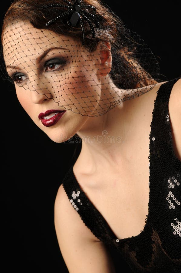 Beautiful vintage woman stock image. Image of vintage 20234541