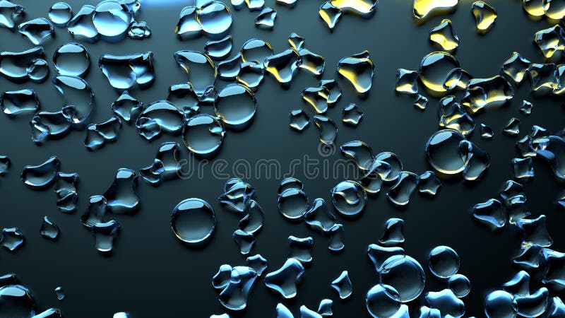 Beautiful water droplets on the glass mix blue-gray background. vector illustration Beautiful water droplets on the glass mix blue-gray background. vector illustration