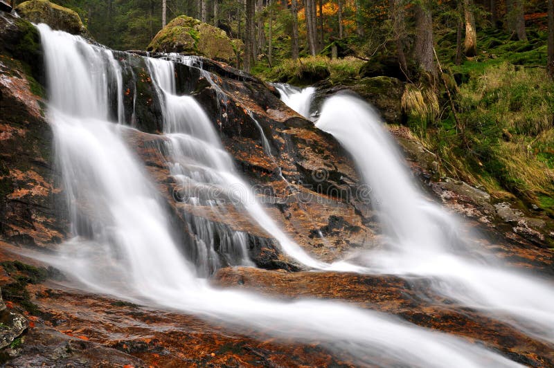 Beautiful waterfalls Rissloch-Germany