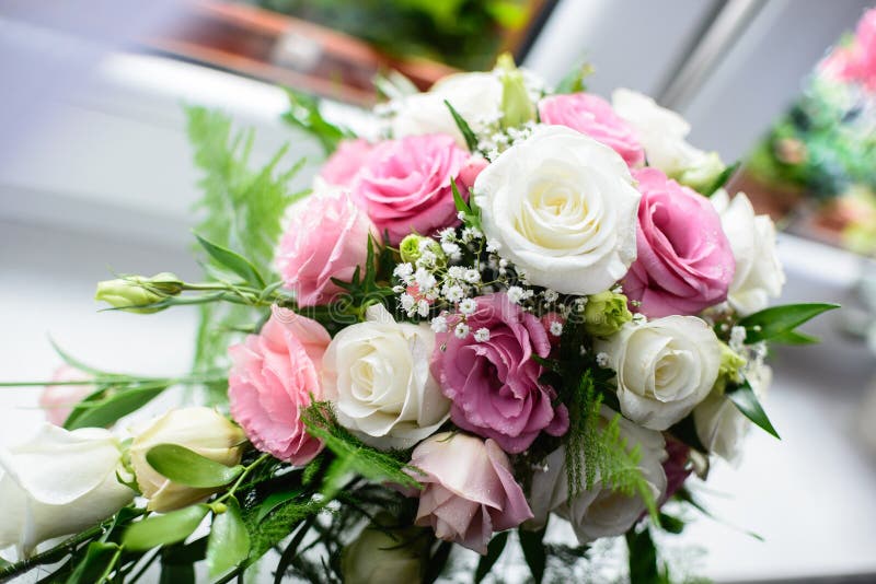 Beautiful Wedding Flowers Roses Stock Image Image of rose, bride