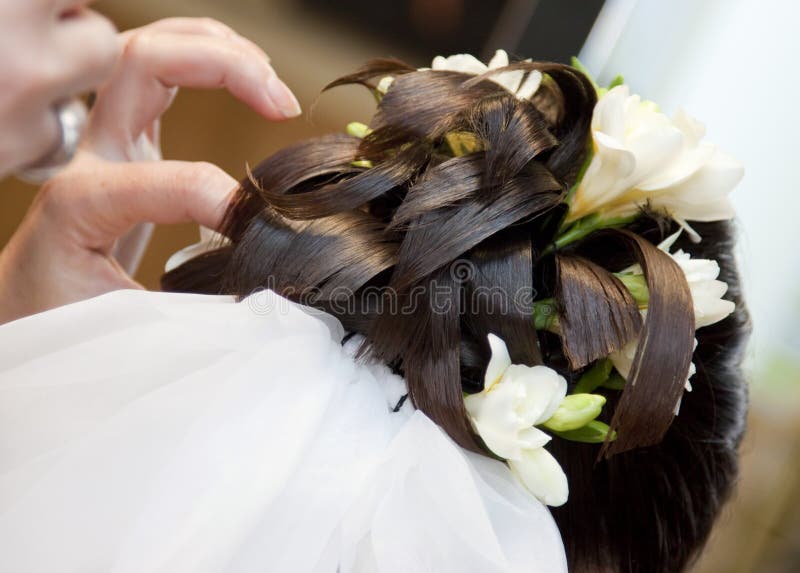 Beautiful wedding hairstyle