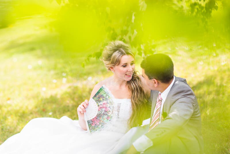 Beautiful wedding, husband and wife, lovers man woman, bride and groom royalty free stock photography Beautiful wedding, husband and wife, lovers man woman, bride and groom royalty free stock photography