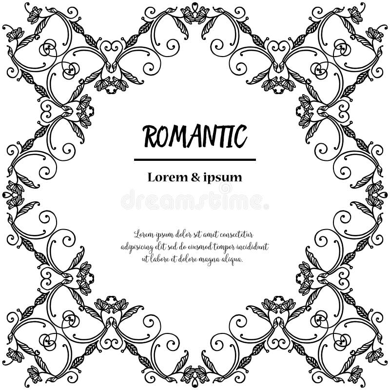 Beautiful Wedding And Invitation Card Romantic With Leaf