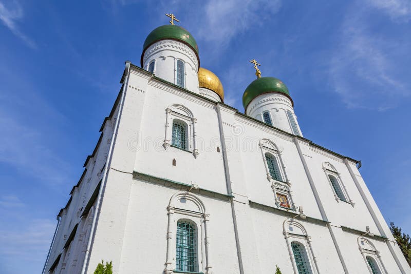 Beautiful White Assumption Cathedral In Kolomna Russia Editorial Photo