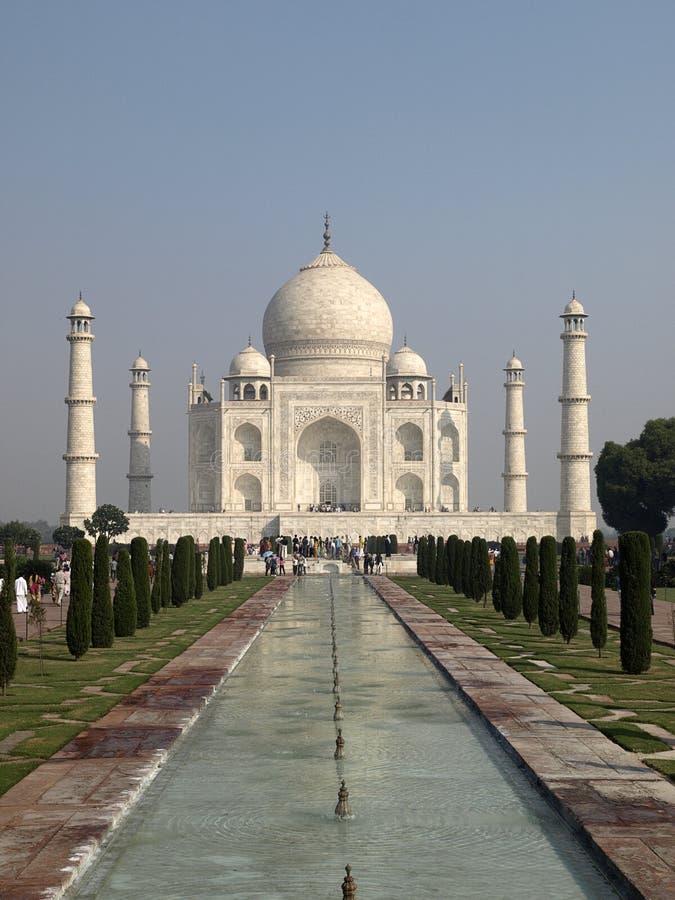 Beautiful White Marble of Taj Mahal Editorial Stock Photo Image of