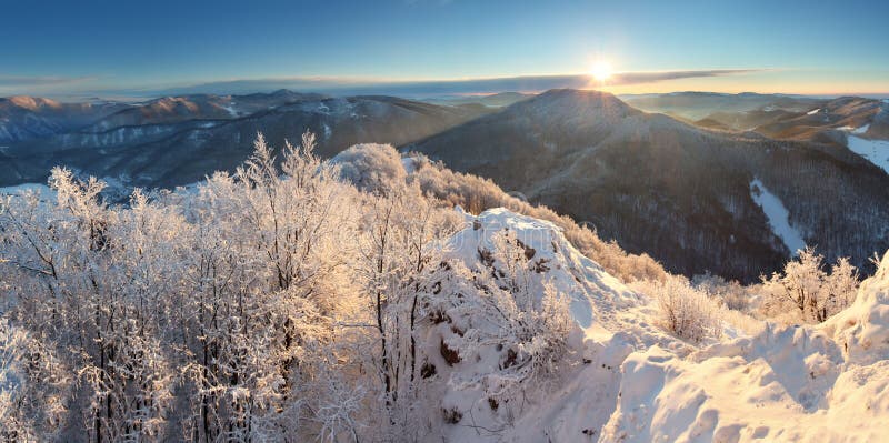 Beautiful winter landscape