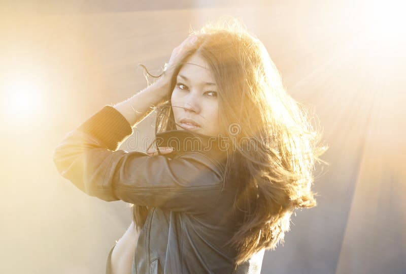 Metis woman stock image. Image of metis, female, alone - 16033497