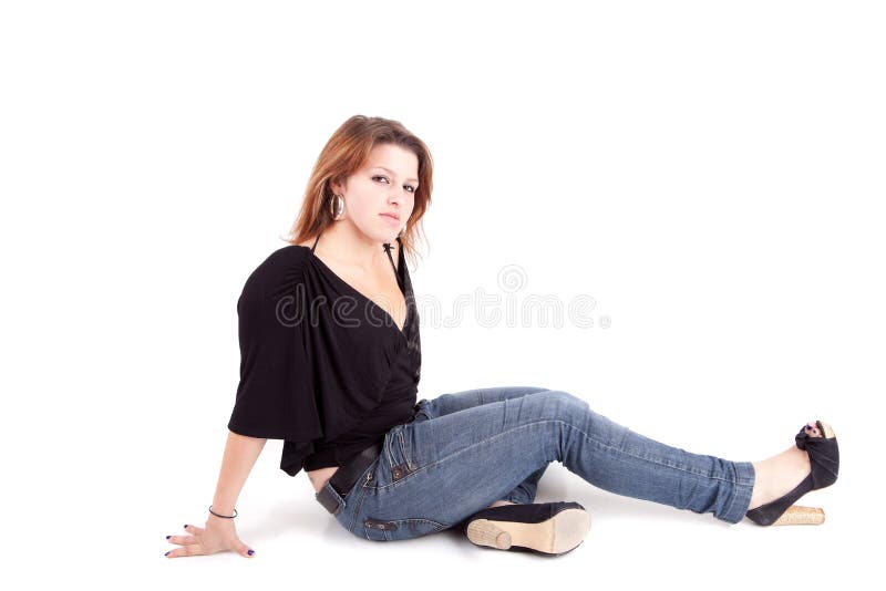 Beautiful woman stock photo