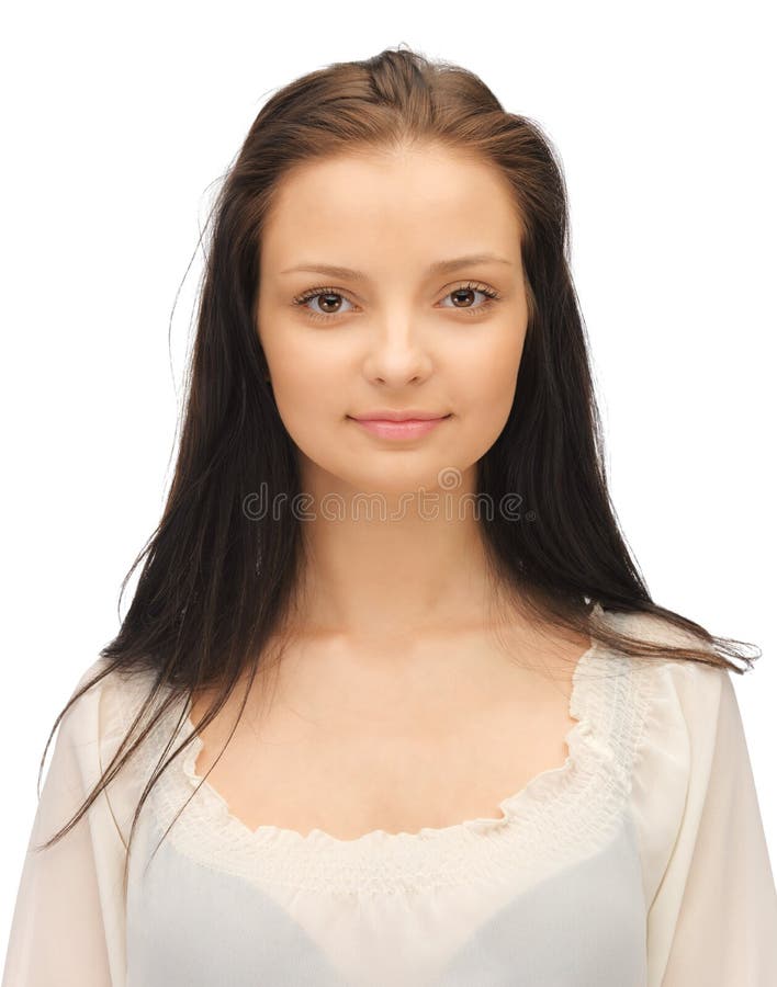 Beautiful Woman in Casual Clothes Stock Image - Image of casual ...