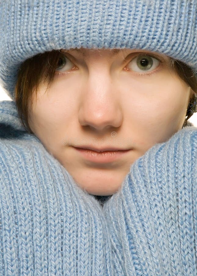 Beautiful woman close-up portrait