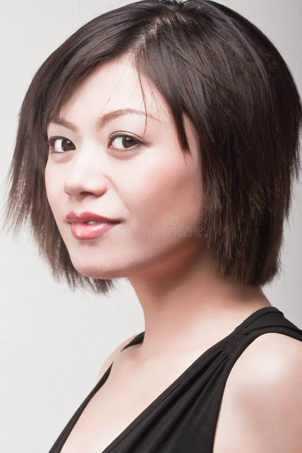 Beautiful woman in dress royalty free stock photo