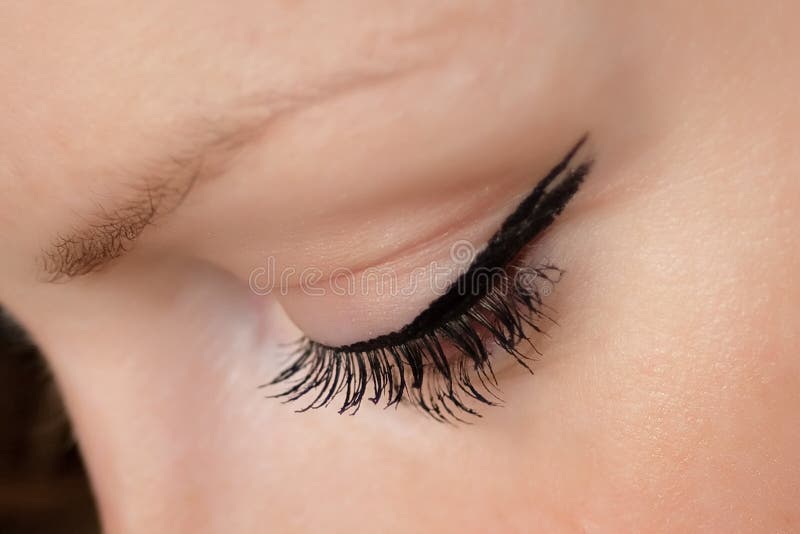Beautiful Woman Eyelash